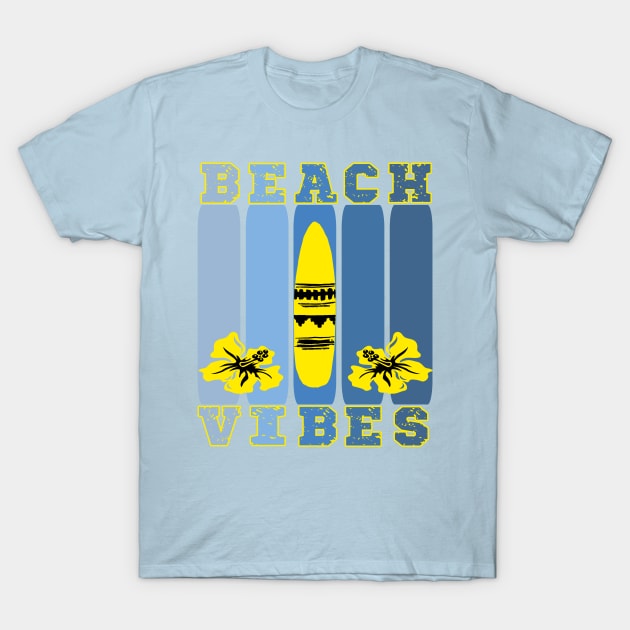 Summer Beach Vibes T-Shirt by BEAUTIFUL WORDSMITH